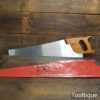 Vintage Spear & Jackson Special 22” Cross Cut Panel Handsaw - Refurbished Sharpened