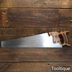 Vintage 1950’s Spear & Jackson 88 Spearior 20” Cross Cut Panel Saw - Refurbished Sharpened