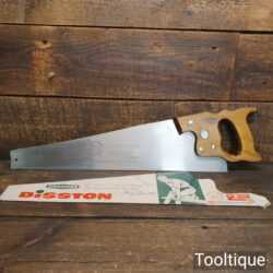 Vintage Disston Canada 20” Cross Cut Panel Handsaw - Refurbished Sharpened