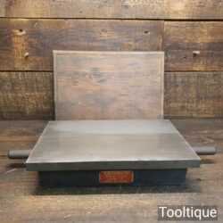 Vintage Criterion Grade-A 12” x 8” Cast Steel Surface Plate - Good Condition