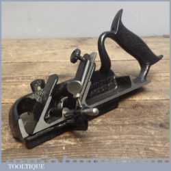 Vintage Early Stanley USA No: 78 Pat Dated Rabbet And Fillister Plane