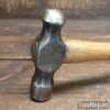 Vintage 1 lb 7 oz Ball Pein Hammer Wooden Handle - Good Condition