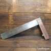 Vintage W. Marples Cabinetmaker’s Large Rosewood & Brass 18 ½” Try Square