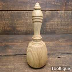 Nice Solid Oak 5oz Woodcarving Tapping Mallet 3 ½” Head - Unused Condition