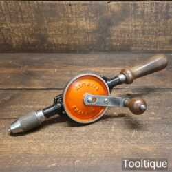 Vintage Stanley No: 803 Double Pinion Egg Beater Hand Drill - Good Condition