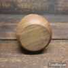 Nice Solid Iroko 5oz Woodcarving Tapping Mallet 3 ½” Head - Unused Condition