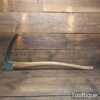 Large Vintage Wheelwright’s Adze 30″ Hickory Handle - Refurbished Sharpened