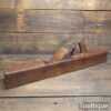 Antique Ohio Tool Co. USA 1823-1920 Carpenter’s 24” Beechwood Trying Plane - Lapped Flat