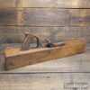 Vintage Carpenter’s 21” Beechwood Trying Plane - Lapped Flat