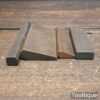 Selection Of 4 No: Square Natural Slip Stones - Good Condition