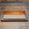 Vintage 8”x 2” Fine India Oil Stone In Nice Box - Lapped Flat Ready To Use