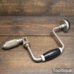 Vintage Stanley No: 73 Mrk 3 Carpenter’s Ratchet Brace 10" Swing - Good Condition