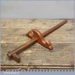 Vintage Cabinet Makers Boxwood & Beech Wood Panel Cutting Gauge