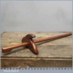 Vintage Cabinet Makers Mahogany Wood Panel Marking Gauge