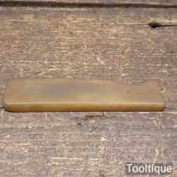 Vintage 4” White Lily Natural Slip Oil Stone - Good Condition