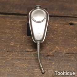 Vintage Chalmers Nickel Plated Machine Oil Can - Good Condition