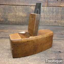 Vintage Alex Mathieson Carpenter’s Beechwood Toothing Plane - Lapped Flat