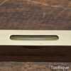 Vintage W. Marples 12” Beechwood & Brass Spirit Level - Good Condition