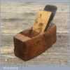 Vintage 3 ½” Miniature Beech Wood Coffin Plane - Good Condition