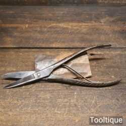 Superb (9”) Antique Solingen Germany Engineers Sprung Loaded Tin Snips - Sharpened