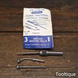 Vintage General Hardware Mfg. Co. USA Nork Pattern Universal Wiggler - Good Condition
