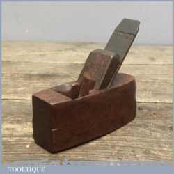 Vintage 4” long Miniature Beech Wood Coffin Plane