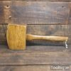 Large Oversized Vintage Carpenters 7” x 4” Beechwood Mallet - Good Condition
