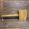 Large Oversized Vintage Carpenters 7” x 4” Beechwood Mallet - Good Condition