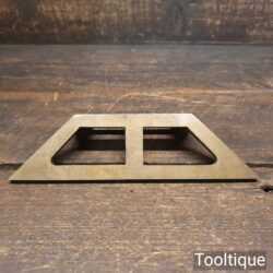 Vintage 7” Solid Brass Mitre Template - Good Condition