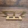 Vintage 7” Solid Brass Mitre Template - Good Condition