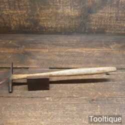 Vintage Jewellers Cross Pein Hammer Bulbous Wooden Handle - Good Condition