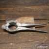 Unusual and rare antique pair of Chennell's patent cutter type pliers