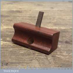 Dinky 2 ½” Wide Miniature Mahogany Router Plane - Good Condition