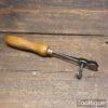 Vintage Saddler’s Leatherworking Screw Crease Creasing Iron- Good Condition