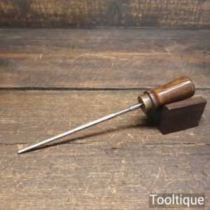 Antique 3/16” Rimer Or Reamer With Wooden Handle - Good Condition Antique 3/16” Rimer Or Reamer With Wooden Handle - Good Condition