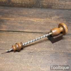 Antique 11” Archimedes Drill Refurbished Ready To Use - Good Condition