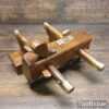 Antique W. Greenslade Bristol Carpenter’s Beechwood & Brass Plough Plane