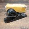 Vintage Boxed Stanley USA No: 102 Block Plane - Fully Refurbished Ready To Use