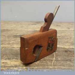 Vintage Miniature Calemen Compassed Rebate Plane 3 ½” Long