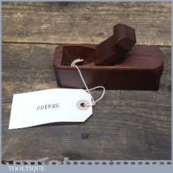 Vintage Miniature Beech Wood Bull Nose Plane 4 ¼” Long