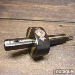 Vintage Carpenter’s Rosewood & Brass Mortise Gauge - Good Condition