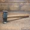 Unusual Vintage Tinmen’s Planishing Or Block Hammer Stamped 62/4 & 3385G