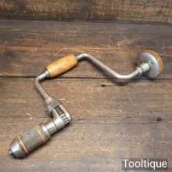 Vintage Stanley No: 75 Carpenter’s Ratchet Brace 10" Swing - Good Condition