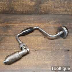 Vintage Stanley No: 73 Carpenter’s Ratchet Brace 10" Swing - Good Condition