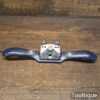Vintage Record No: 0151 Adjustable Flat Soled Metal Spokeshave - Fully Refurbished
