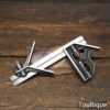 Vintage L.S.S. Co. Starrett USA 6” Cast Steel Adjustable Combination Square Centre Finder