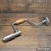 Vintage Carpenter’s Ratchet Brace Beechwood Handles 10" Swing - Good Condition