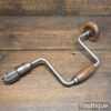 Vintage Skinner Carpenter’s Brace Beechwood Handles 10" Swing - Good Condition