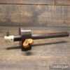 Vintage W. Marples Rosewood & Brass Cutting Gauge Boxwood Screw - Good Condition