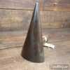 Large Vintage Tinsmiths Cast Steel Funnel Forming Stake - Good Condition